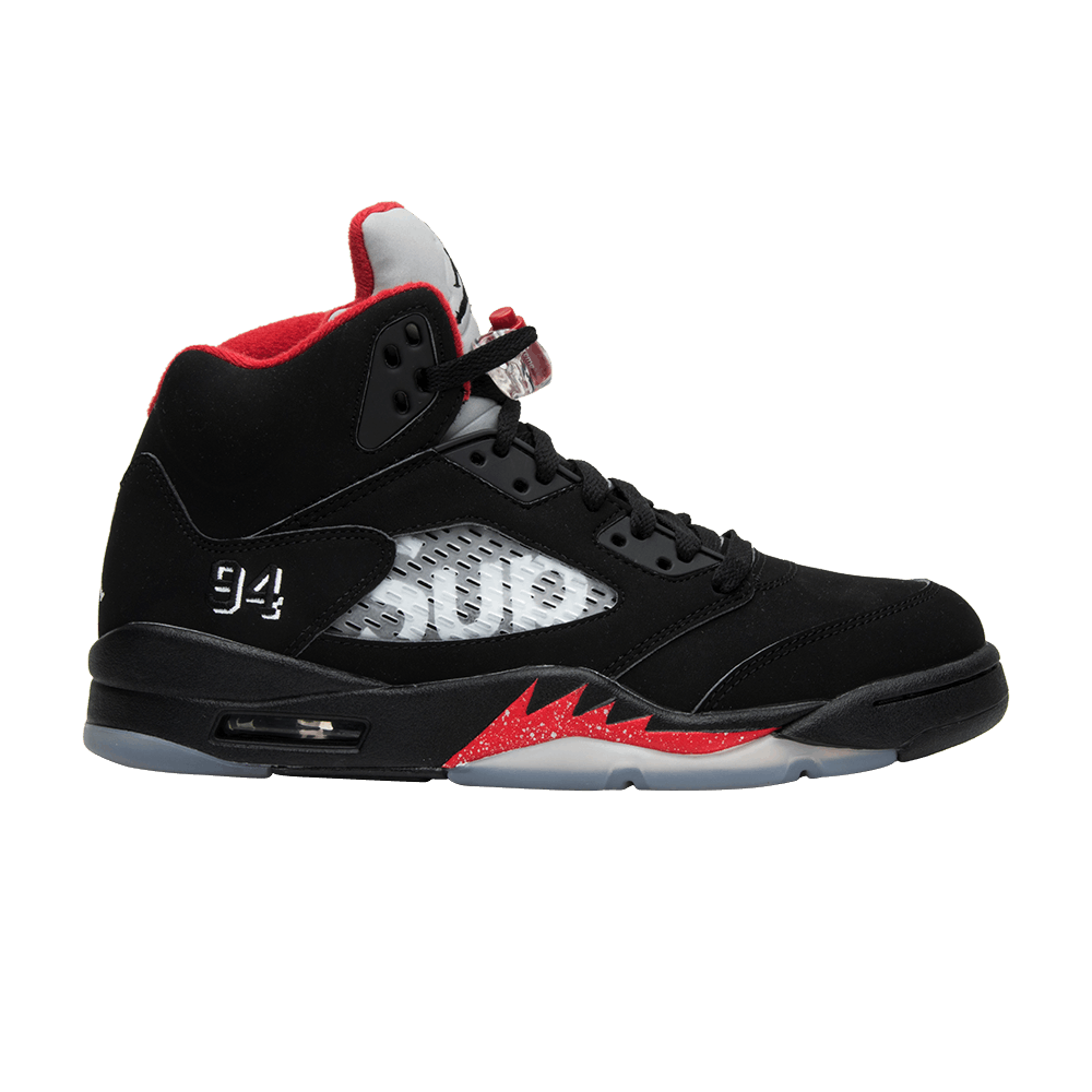 Кроссовки Supreme X Jordan Air Jordan 5 Retro Black