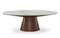 Стол овальный Ando 230х110 см, керамика Carrara, шпон ореха
