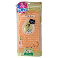 Мочалка массажная 28х100см средней жесткости оранжевая Kikulon Awastar Nylon Body Wash Cloth Medium