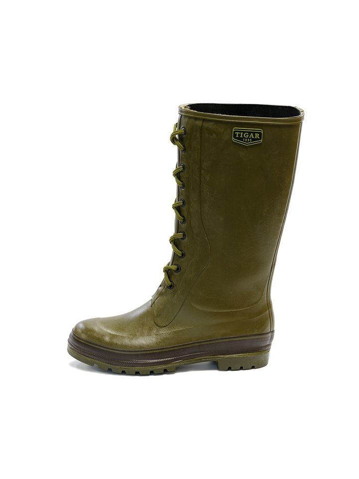 Сапоги резиновые охотничьи Балканский охотник Tigar (зеленые)
