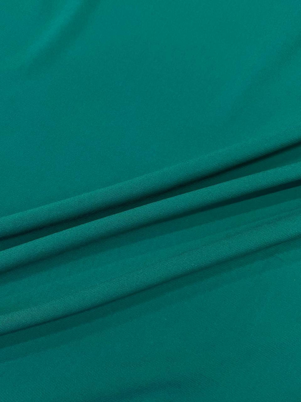 Шелк с эластаном шифон-креп бирюзовый