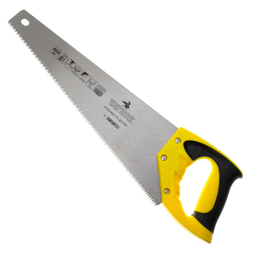 Ножовка по дереву 400мм  8TPI (средний зуб), 2D заточка, ЧЕГЛОК (6/60)