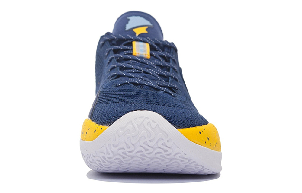 LiNing Li Ning Yu Shuai 15 V2 shock absorption and wear-resistant low-cut actual combat basketball shoes men's navy blue