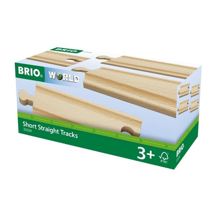 BRIO 33334 «Короткие прямые рельсы» 33334