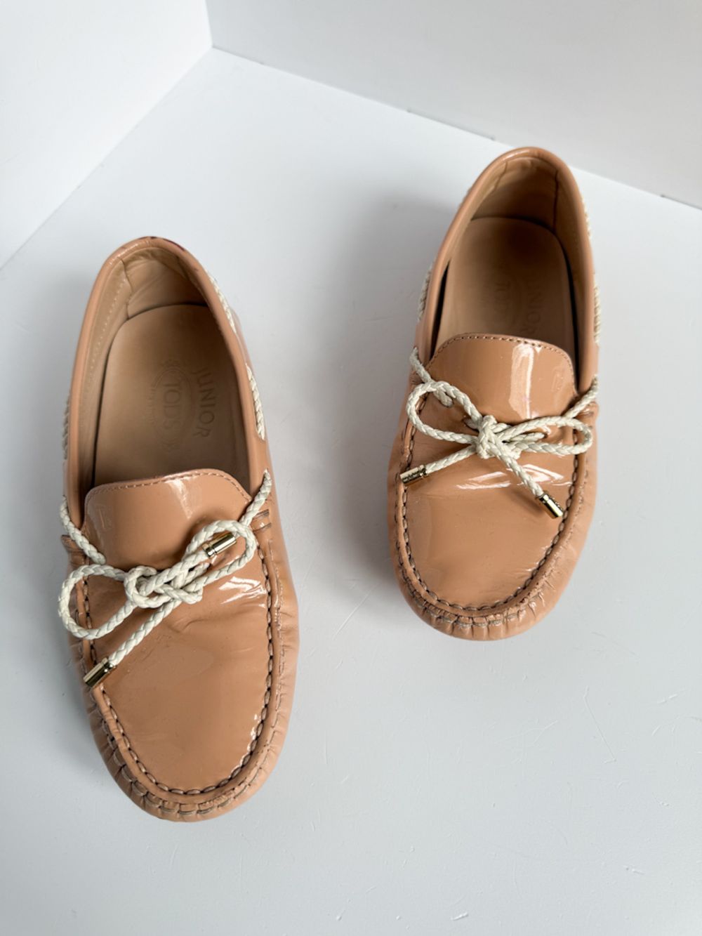 Кожаные мокасины Junior Tod's, 32