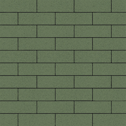Тротуарная плитка ПРЯМОУГОЛЬНИК 300х100 мм - Стандарт Зеленый