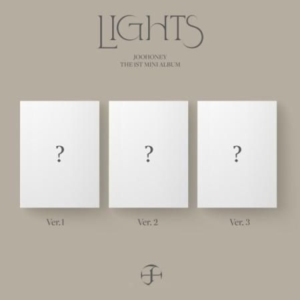 Альбом JOOHONEY - LIGHTS 1st Mini Album 3 Version SET
