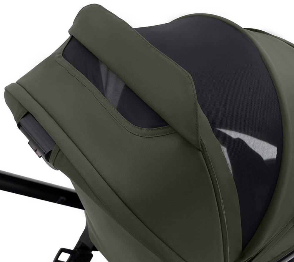 Коляска Agex Prima Pro 3 в 1 с автокреслом i-Team Black APF664 Green (Зеленый)