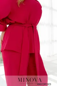 Костюм 2023-малиновый Minova