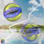 Аттракцион Водный шар ПВХ «Желто-голубой» 2*2*2 м