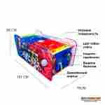 Аэрохоккей детский с тематическим оформлением «Боец», 151×76×65 см