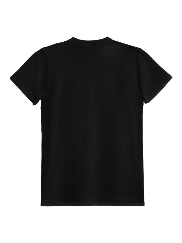 Футболка с карманом черная - фото 2