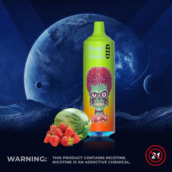 RandM Tornado 9000 - Strawberry Watermelon (5% nic)