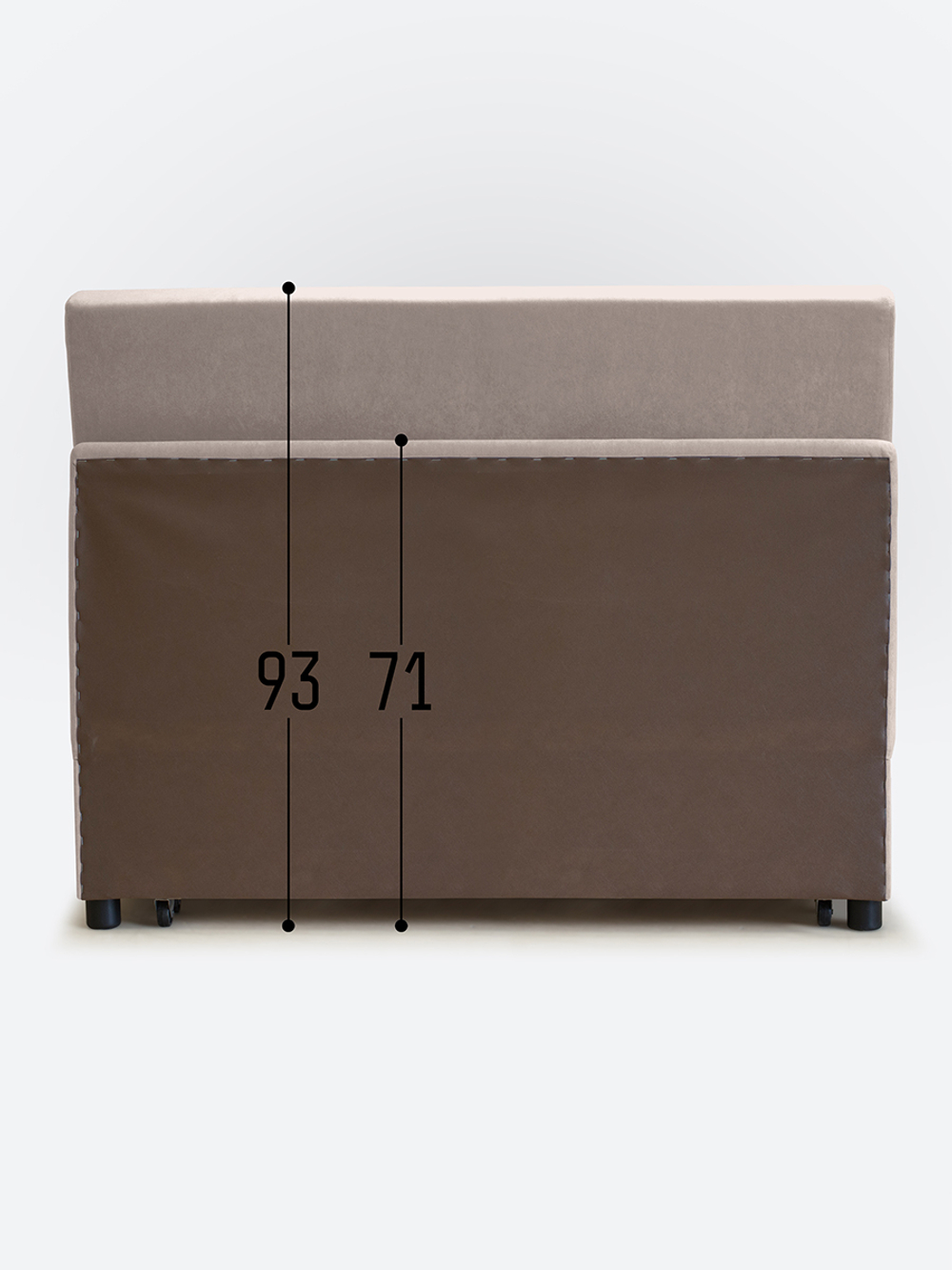 Диван "Экономик" Студия-Ф 120 см