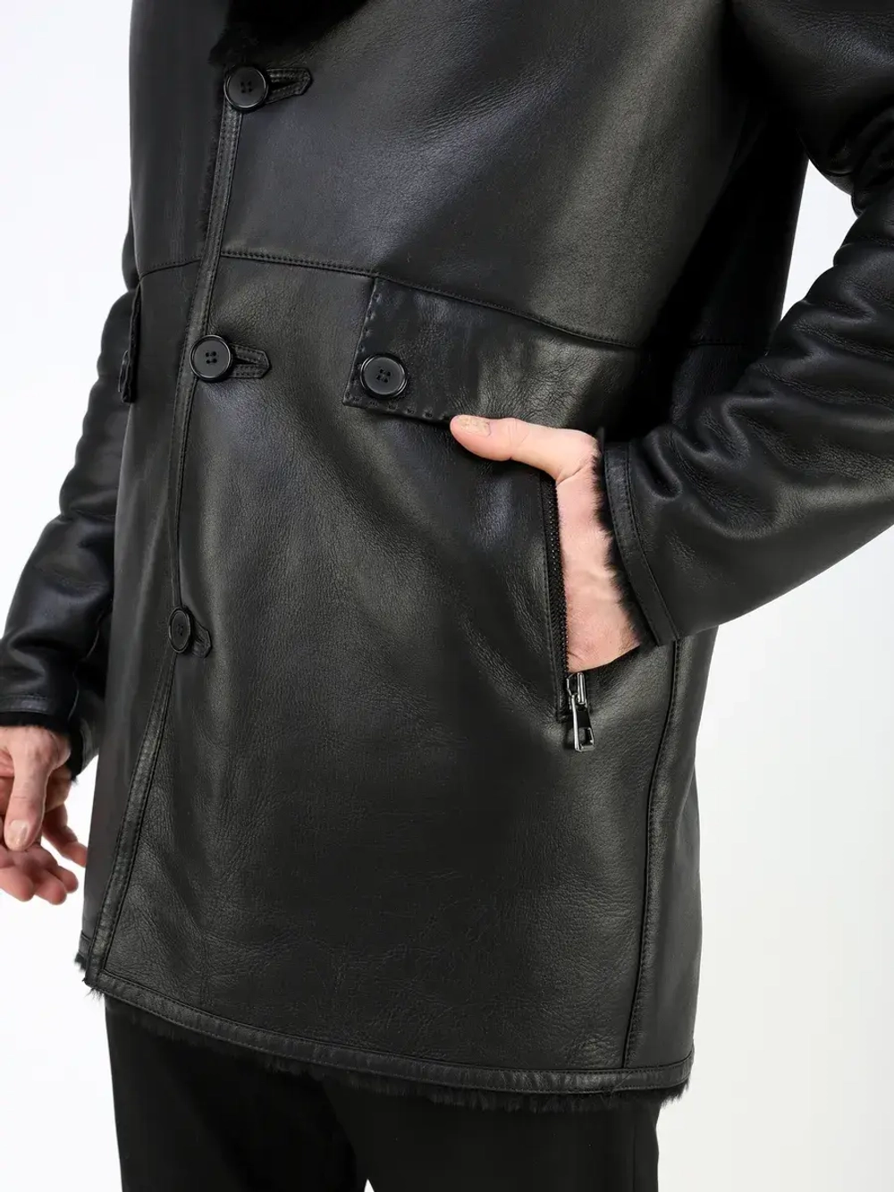 Дубленка зимняя натуральная