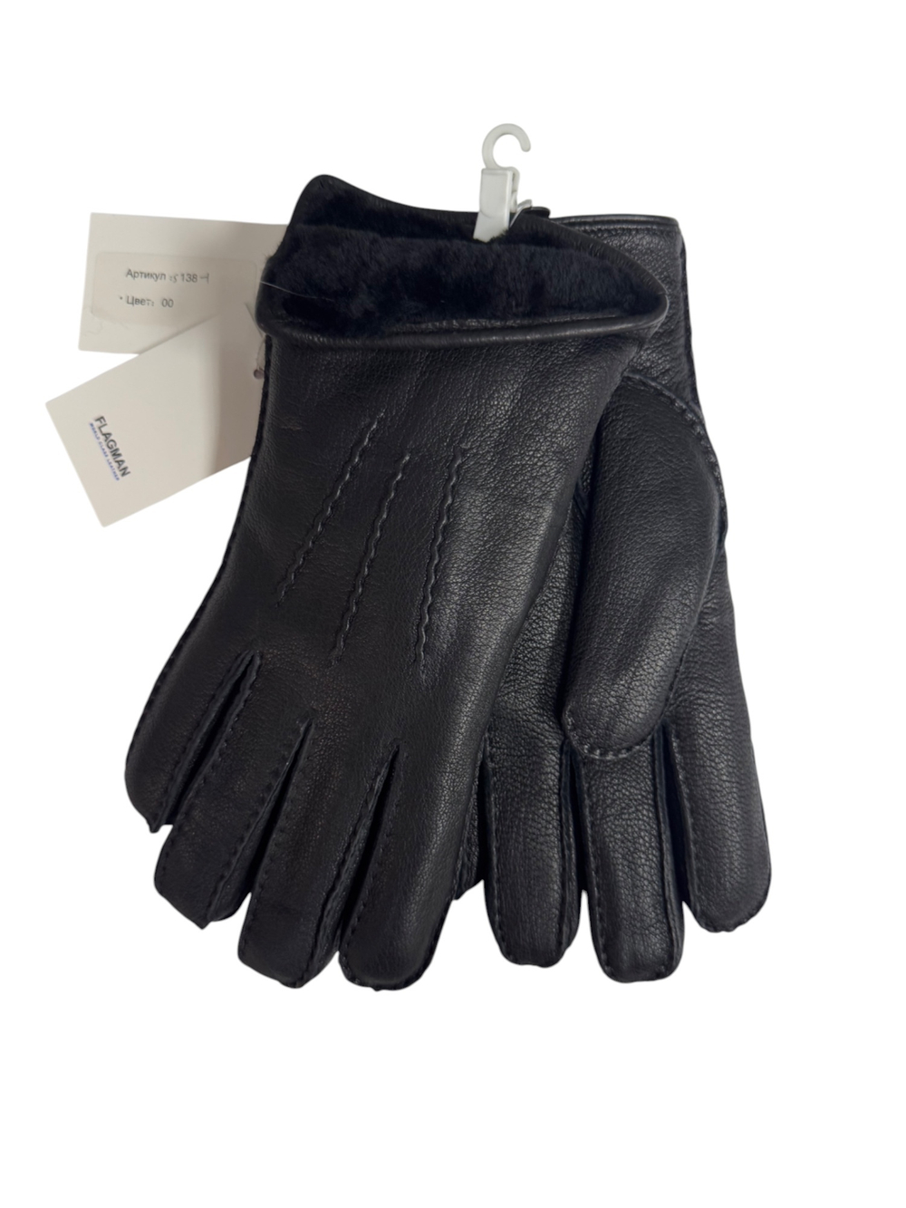 Перчатки. Мужские. Материал верха: Кожа оленя. Подклад: Мутон. 5 шт в упаковке.