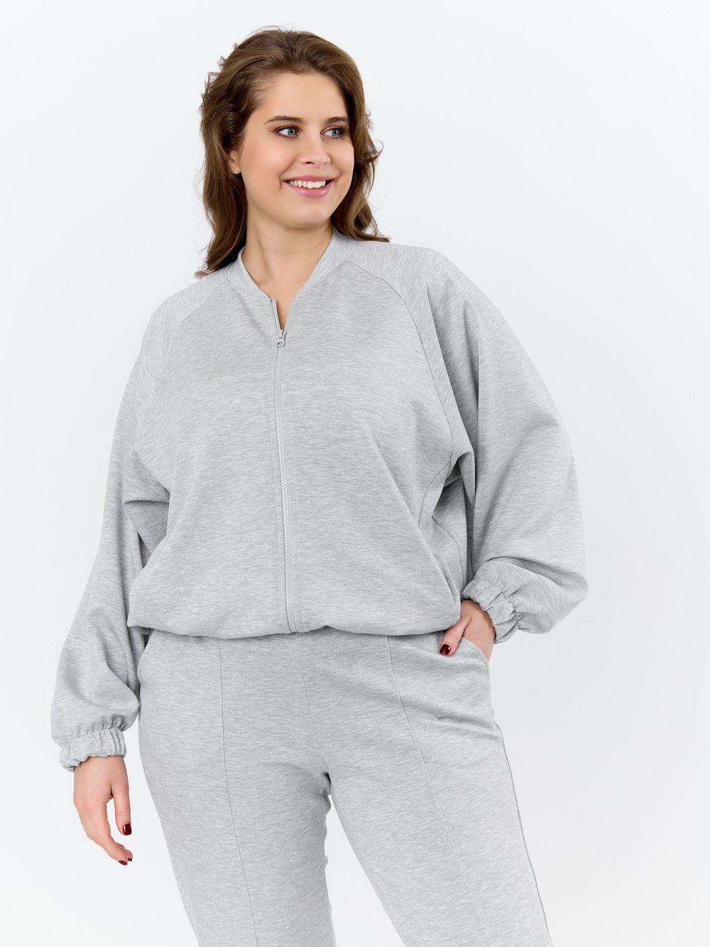 Бомбер Нео-1 Виотекс СЕРЫЙ МЕЛАНЖ