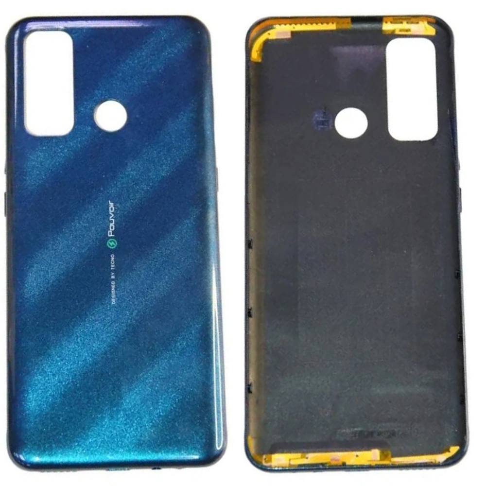 Задняя крышка для Tecno Pouvoir 4 Синий