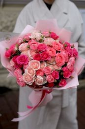 Букет из кустовых роз Микс