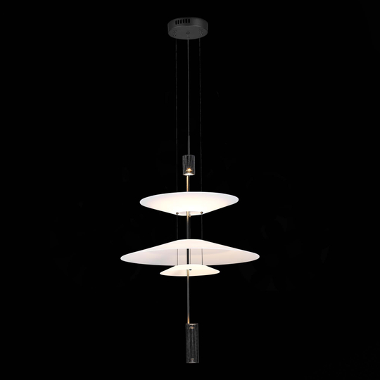 SL6101.413.01 Люстра подвесная ST-Luce Черный/Белый LED 1*15W 3000K