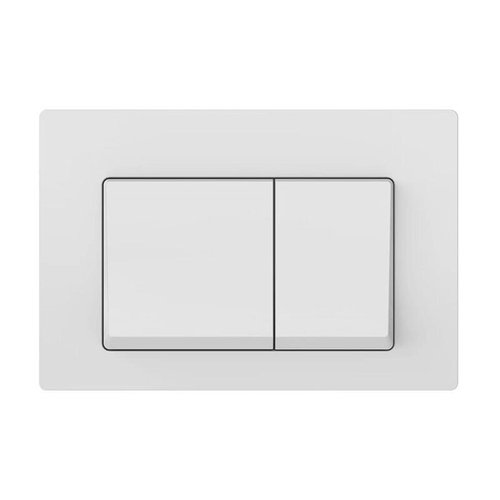 Кнопка для инсталляции унитаза ТП-008.1 с пневматическим управлением Матовая белая