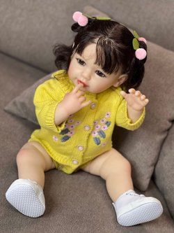 Кукла Реборн виниловая 55см в пакете (FA-308)