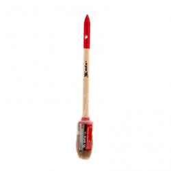 Кисть круглая, Профи №4 (25 мм), натуральная щетина, деревянная ручка MTX