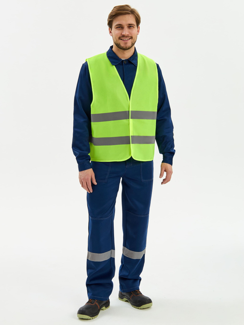 Жилет сигнальный ProfLine Base (тк.Полиэфир,60), желтый