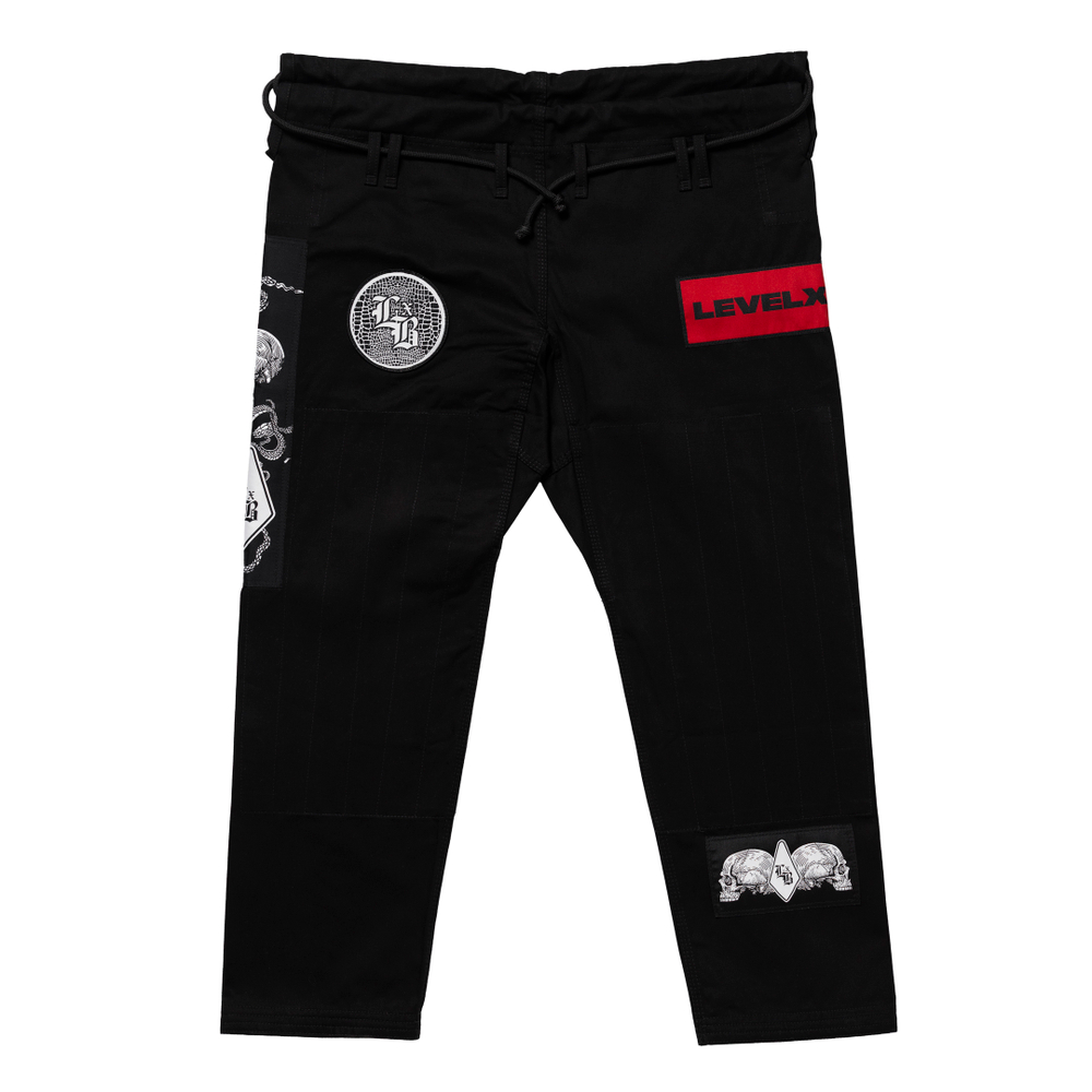 Кимоно Level x Black GOTHIC SERPENT чёрное