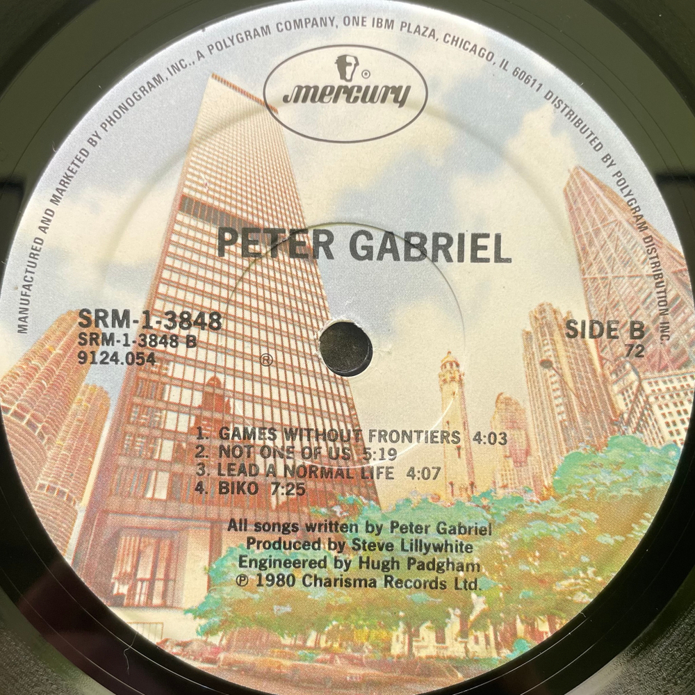 Peter Gabriel ‎– Peter Gabriel (США 1980г.)