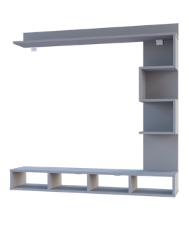 Гостиная АРЛИ-2 /1200*1200*250/ белый / дуб сонома