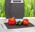 Доска разделочная ХЕВИ 300*200 мм антискользящие вставки, увеличенная толщина, желобки для отвода влаги М1565