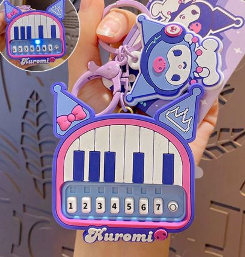 Брелок "Kuromi Piano"