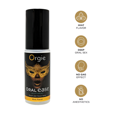 Оральный спрей для глубокого горла с вибрацией Orgie Oral Ease Deepthroat, 15 мл