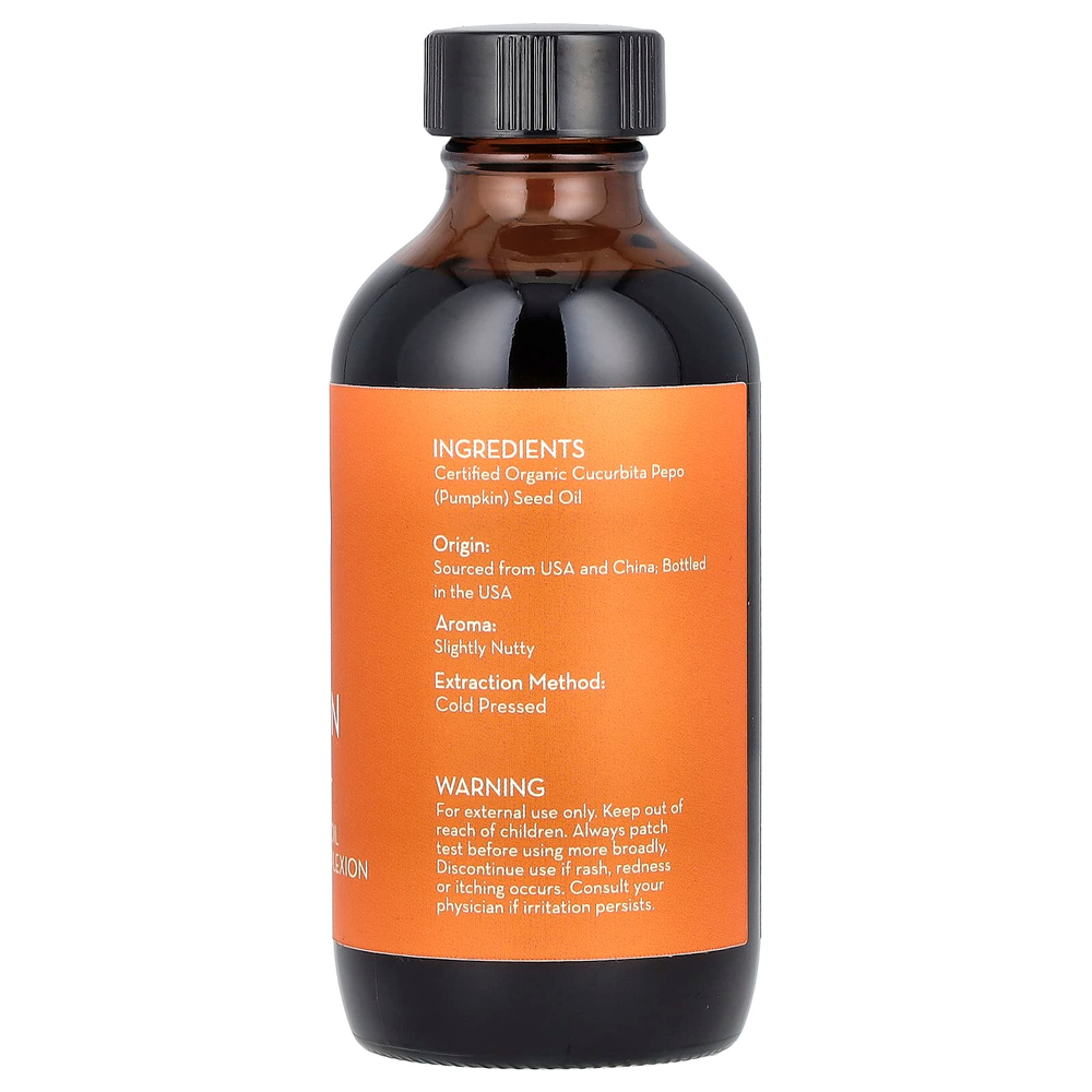 Pure Body Naturals, органическое масло семян тыквы, 118 мл (4 жидк. унции)