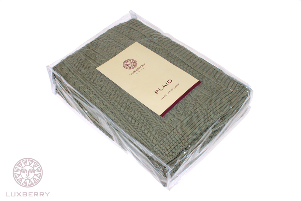 Плед 150х200 Luxberry Imperio 10 английский зеленый Португалия