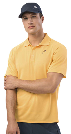Мужское теннисное поло Head Performance Polo Shirt - желтый