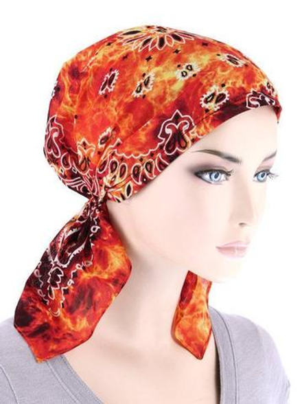 Бандана Тай-дай оранжевая