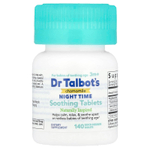 Dr. Talbot's, успокаивающие таблетки с ромашкой для приема перед сном, от 3 мес, 140 быстрорастворимых таблеток