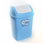 Ведро для мусора»Ромашка»18л с перекидным верхом (Эльфпласт) (Р)