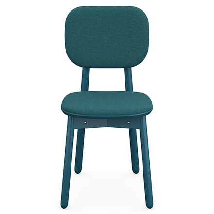 Стул с обивкой LATITUDE Saga, рогожка, сине-зеленый