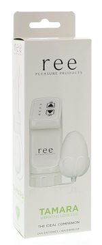 Белое виброяйцо Tamara