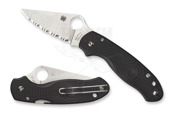 Складной нож Spyderco Para 3 C223SBK c клинком из стали CTS-BD1, рукоять FRN
