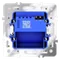 Подсветка светодиодная встраиваемая VOLTUM S70, (белый глянцевый) vls070601