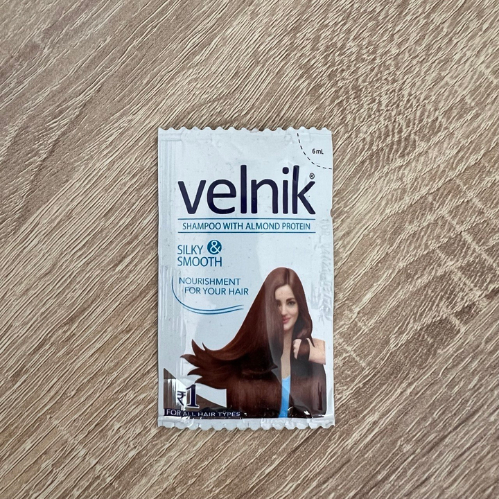 Шампунь для волос Prem Velnik Silky & Smooth Almond Protein Сияние и шелковистость с миндальным протеином 6 мл