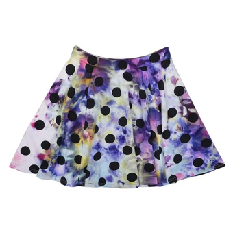 Юбка с паттерном в точку и запоминающимся tie-dye окрашиванием от Otium Atelier, S