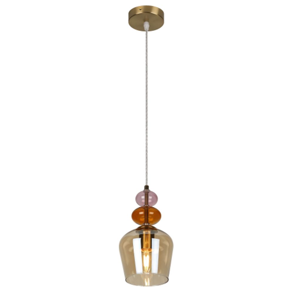 Светильник подвесной (подвес) Rivoli Corina 4114-201 1 х Е27 40 Вт дизайн | Rivoli