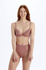 Высокие трусики Naturals High Waisted Brief (Размер: S) (Цвет: черный)