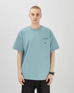 Футболка ANTEATER Phat Pocket 216 Серо-Голубая