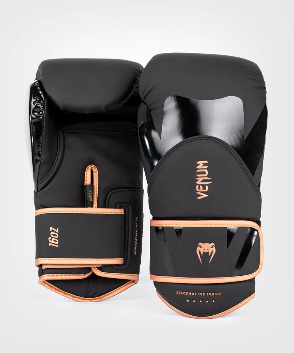 Перчатки боксерские Venum Challenger 4.0 Black/Bronze